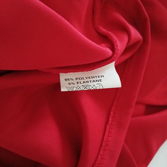 Love Women's MEDIUM Red Tie Wrap Mini Skirt Sexy Clubbing Party Dancing City Fun - Picture 8 of 10